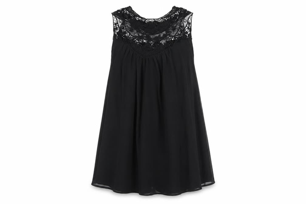 Boohoo Womens Black   A-Line  Size 8  - Lace Detail