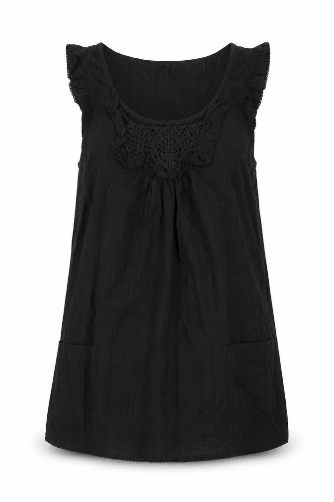 New Look Womens Black   Basic Blouse Size 8