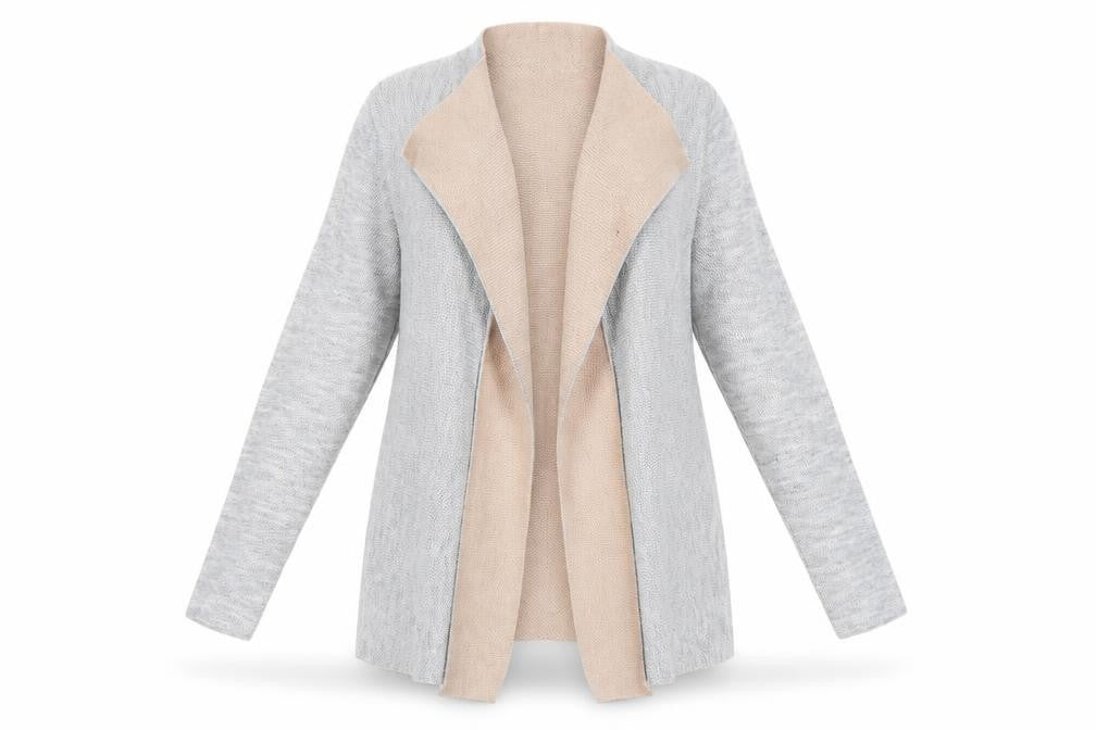 Atmosphere Womens Grey  Knit Cardigan Jumper Size M