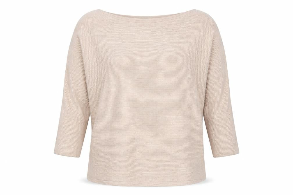 H&M Womens Beige  Knit Pullover Jumper Size L
