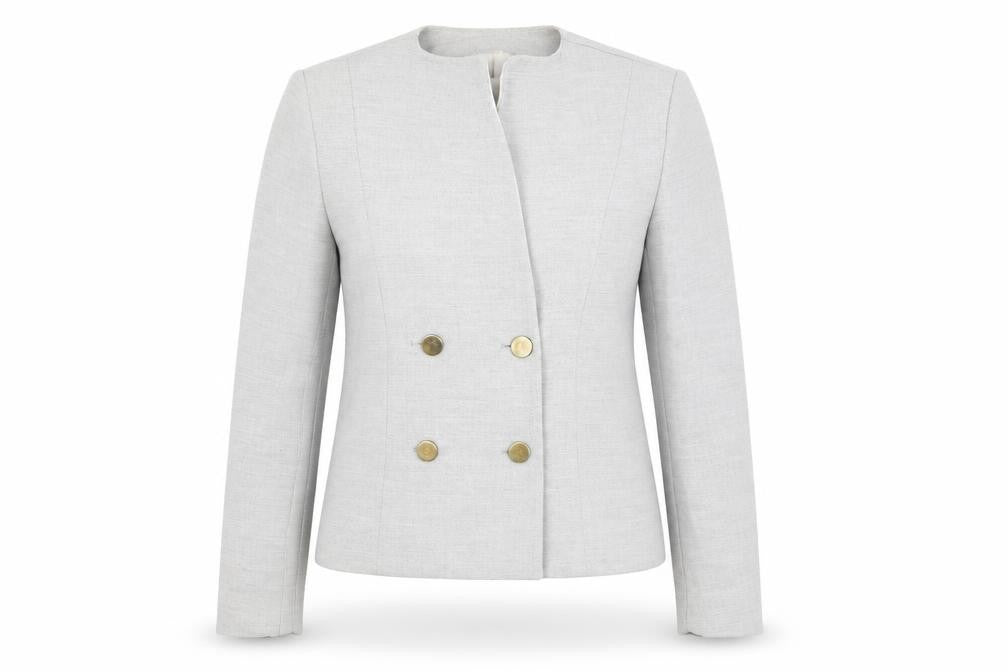 st Womens Grey   Jacket Blazer Size 38