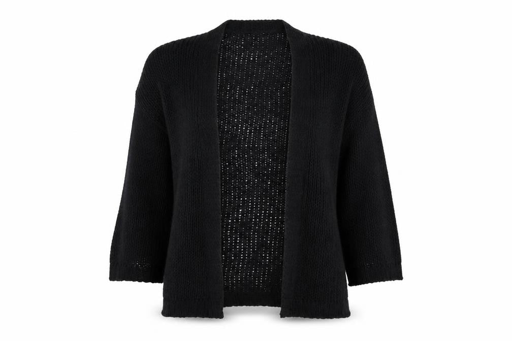 TQF Womens Black   Cardigan Jumper Size M