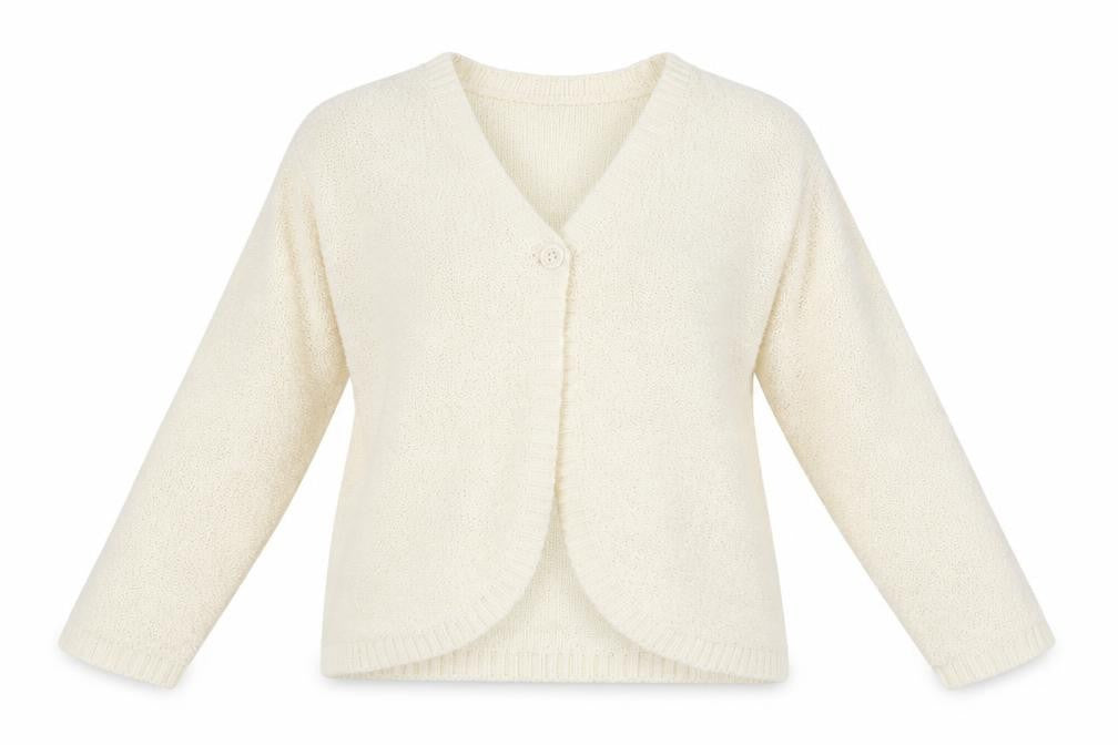 Poppy Womens Ivory   Cardigan Jumper Size 18