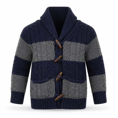 Gap Boys Blue Striped  Cardigan Jumper Size 4 Years