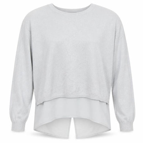 Oasis Womens Silver   Pullover Jumper Size L