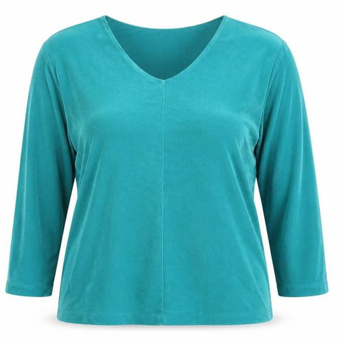 Citiknits Womens Green   Basic Blouse Size M