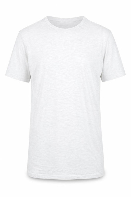 Front view of ASOS men’s grey t-shirt, size XS