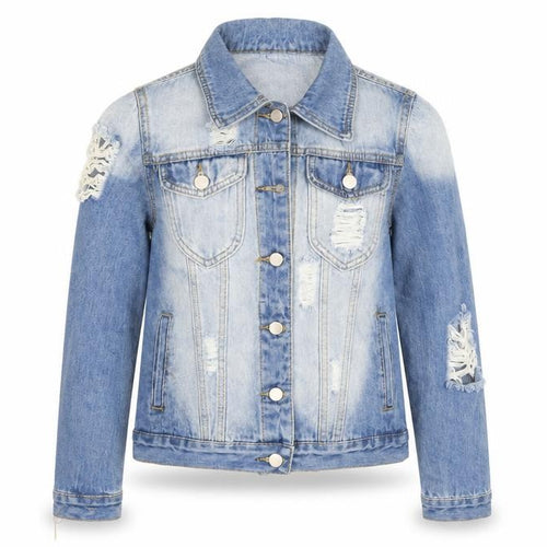 Boohoo Womens Blue  Denim Jacket  Size 6