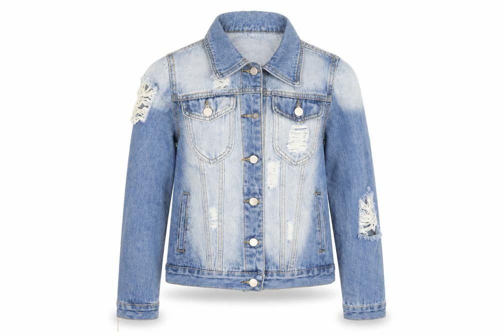 Boohoo Womens Blue  Denim Jacket  Size 6