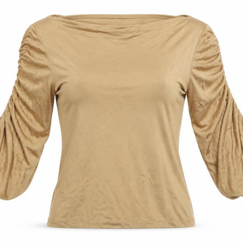 Ts Design Womens Brown   Basic Blouse Size 8