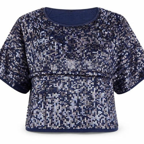 Topshop Womens Blue   Basic T-Shirt Size 4