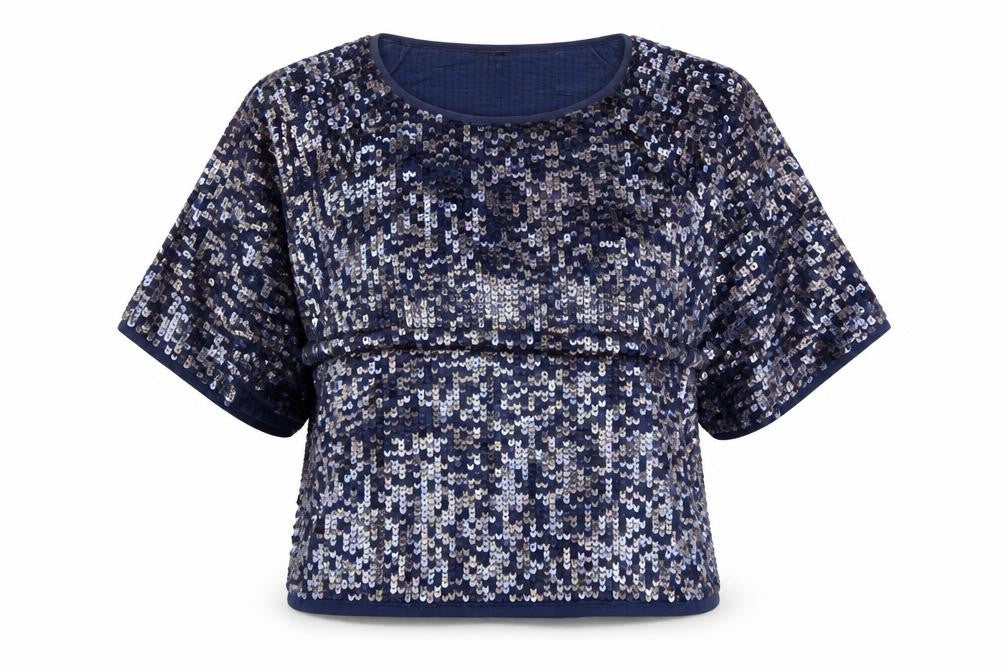 Topshop Womens Blue   Basic T-Shirt Size 4