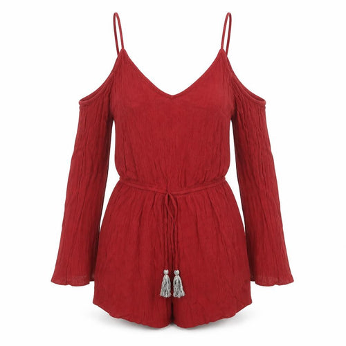 Wet Seal Womens Red   Playsuit One-Piece Size XS