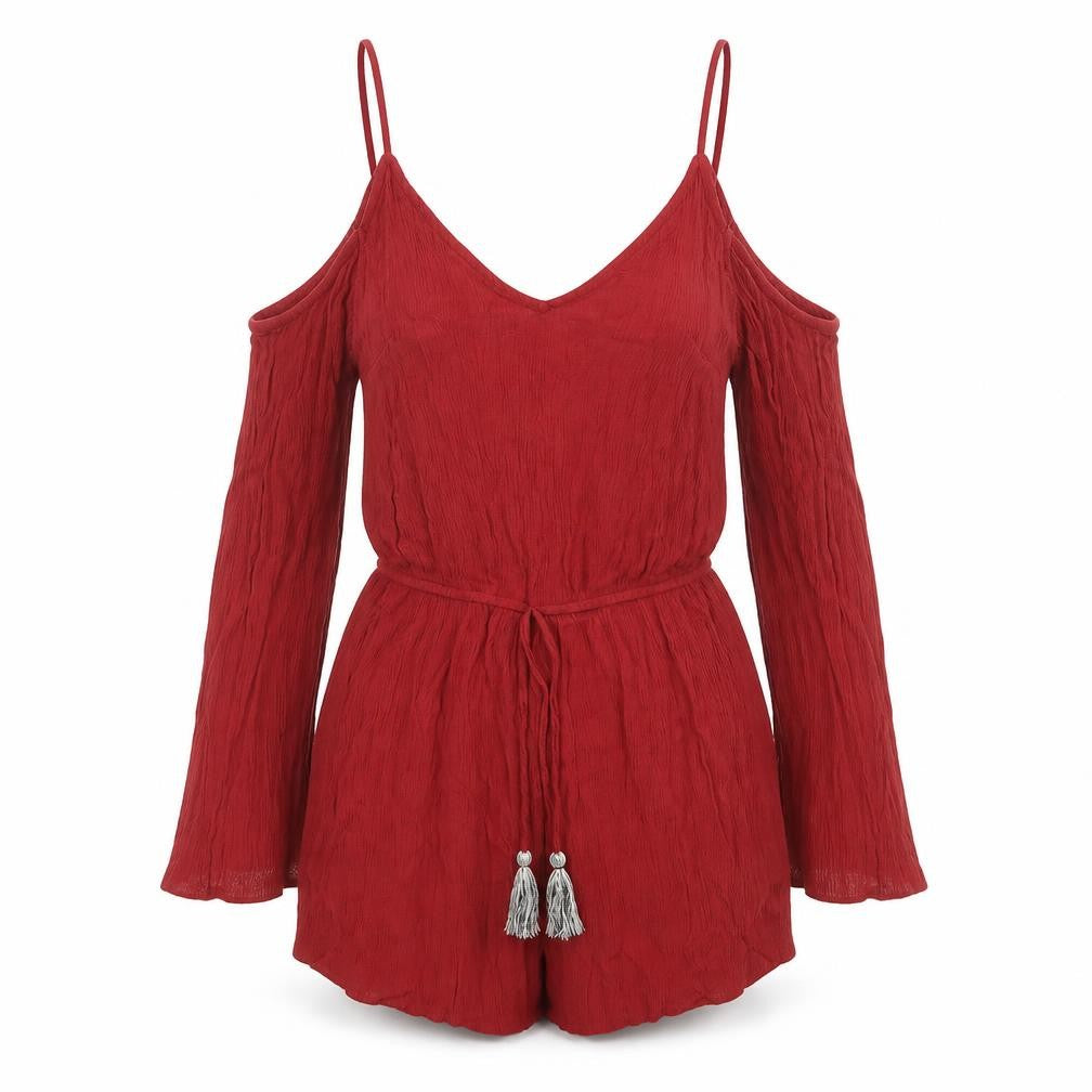 Wet Seal Womens Red   Playsuit One-Piece Size XS