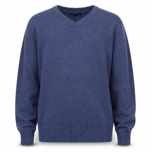 Easy Mens Blue   Pullover Jumper Size L