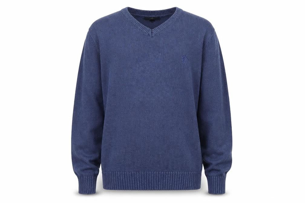 Easy Mens Blue   Pullover Jumper Size L