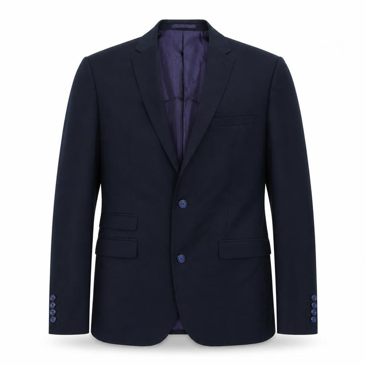 Preworn Mens Blue   Jacket Suit Jacket Size 38