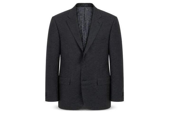 The label Mens Grey Jacket Suit Jacket Size 40
