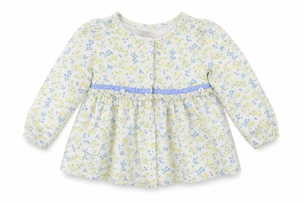 St Bernard Girls White Floral  Fit & Flare  Size 6-9 Months