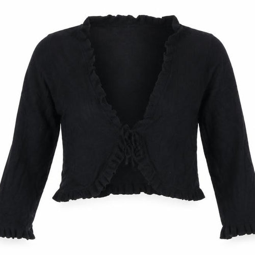Wallis Womens Black  Knit Cardigan Jumper Size 10