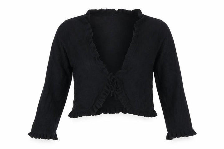 Wallis Womens Black Knit Cardigan Jumper Size 10