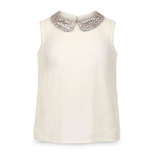 Front view of New Look girls’ white camisole blouse, size 14, years