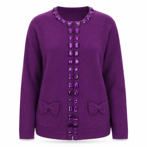 Kaliko Womens Purple   Cardigan Jumper Size 8