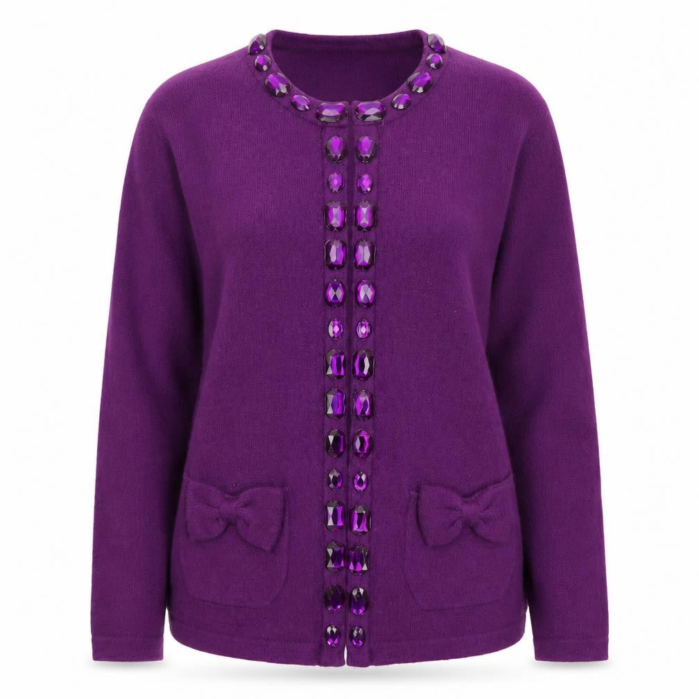 Kaliko Womens Purple   Cardigan Jumper Size 8
