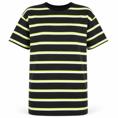 Lasula Womens Grey Striped  T-Shirt Dress  Size 10
