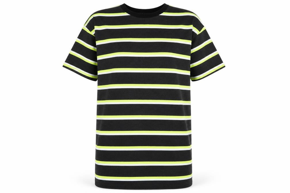 Lasula Womens Grey Striped  T-Shirt Dress  Size 10