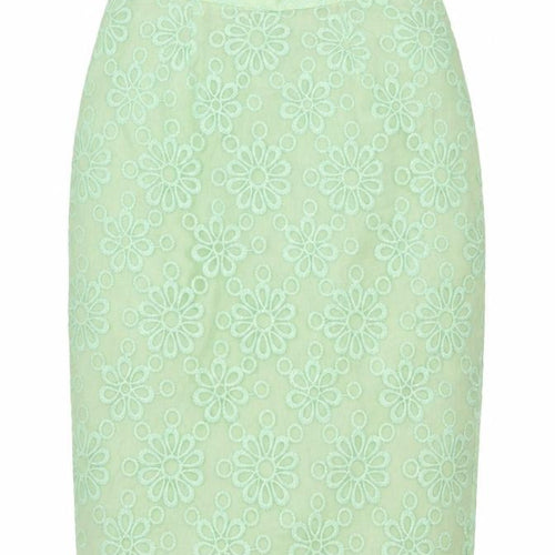 M&Co Womens Green   A-Line Skirt Size 12