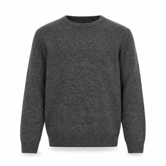 Front view of Cedarwood State men’s grey knit jumper, size S