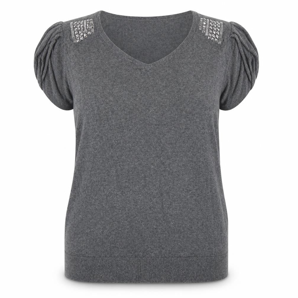 Worthington Womens Grey   Pullover Jumper Size XL
