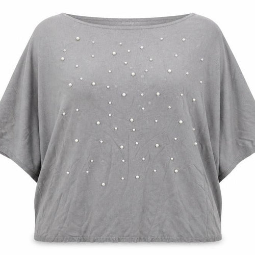 Chic & Pop Womens Grey   Pullover Jumper Size XL