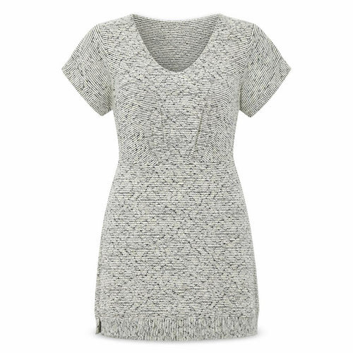 BCBGeneration Womens Ivory Striped  A-Line  Size XS  - Open back