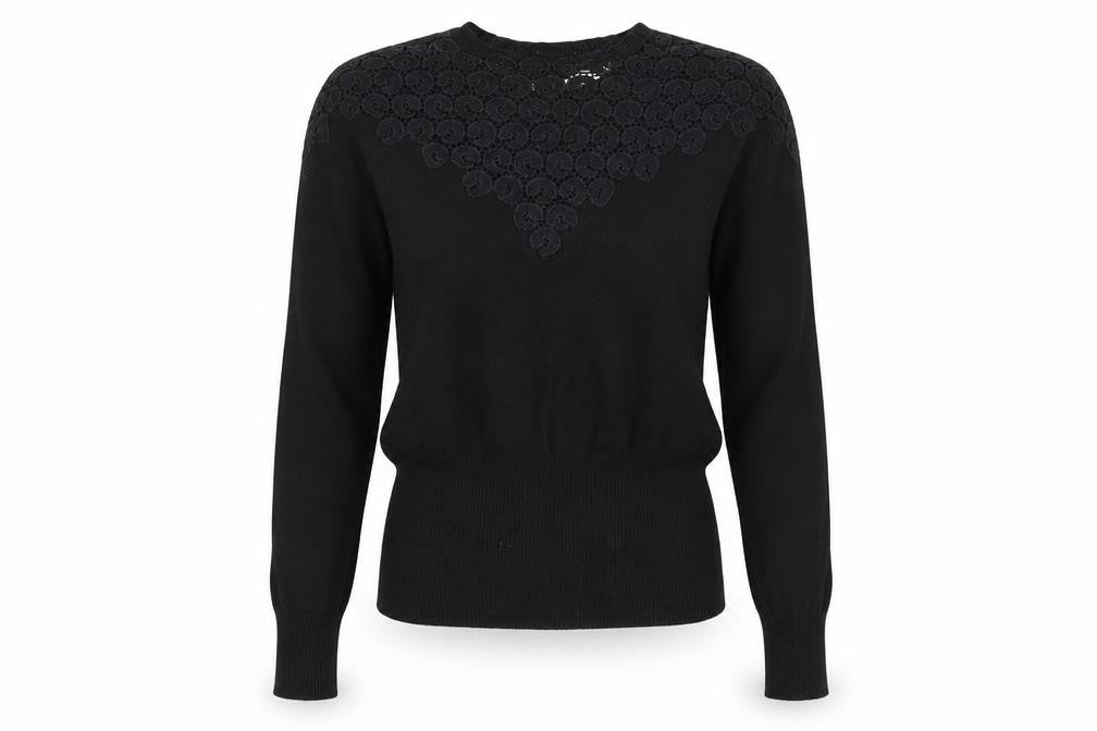 VERO MODA Womens Black   Pullover Jumper Size S