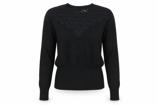Front view of Vero Moda women’s black jumper, size S