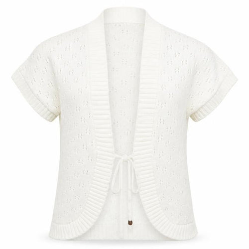 Pyari Womens White   Cardigan Jumper Size S