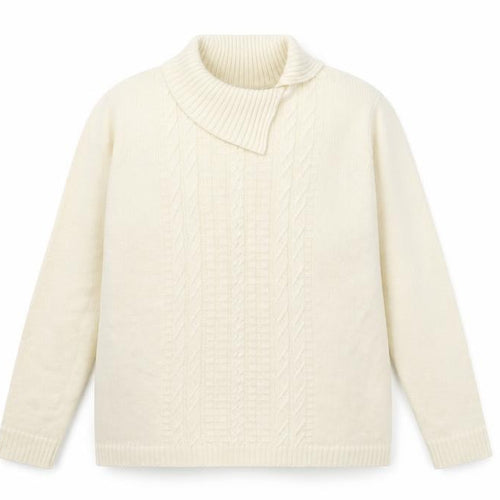 Bonmarché Womens Ivory  Knit Pullover Jumper Size L