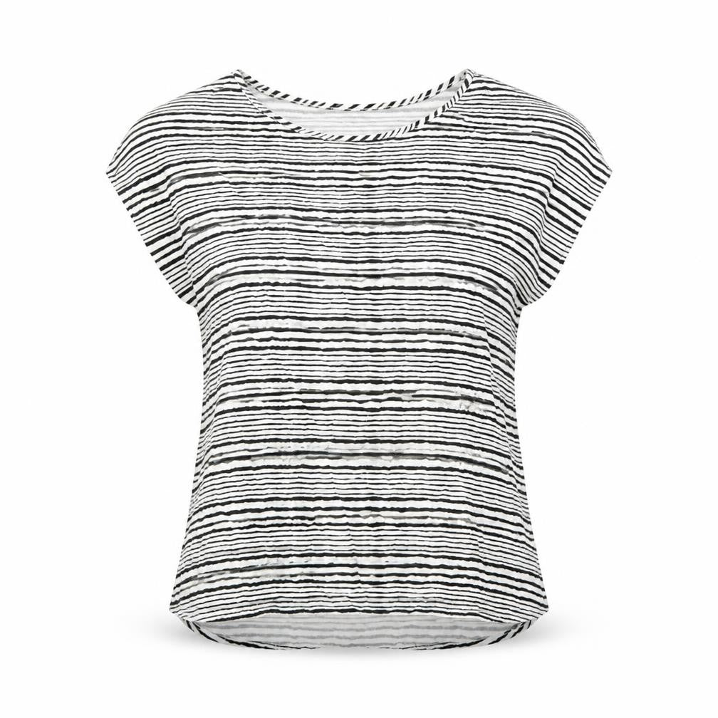 Primark Womens White Striped  Basic Blouse Size 6