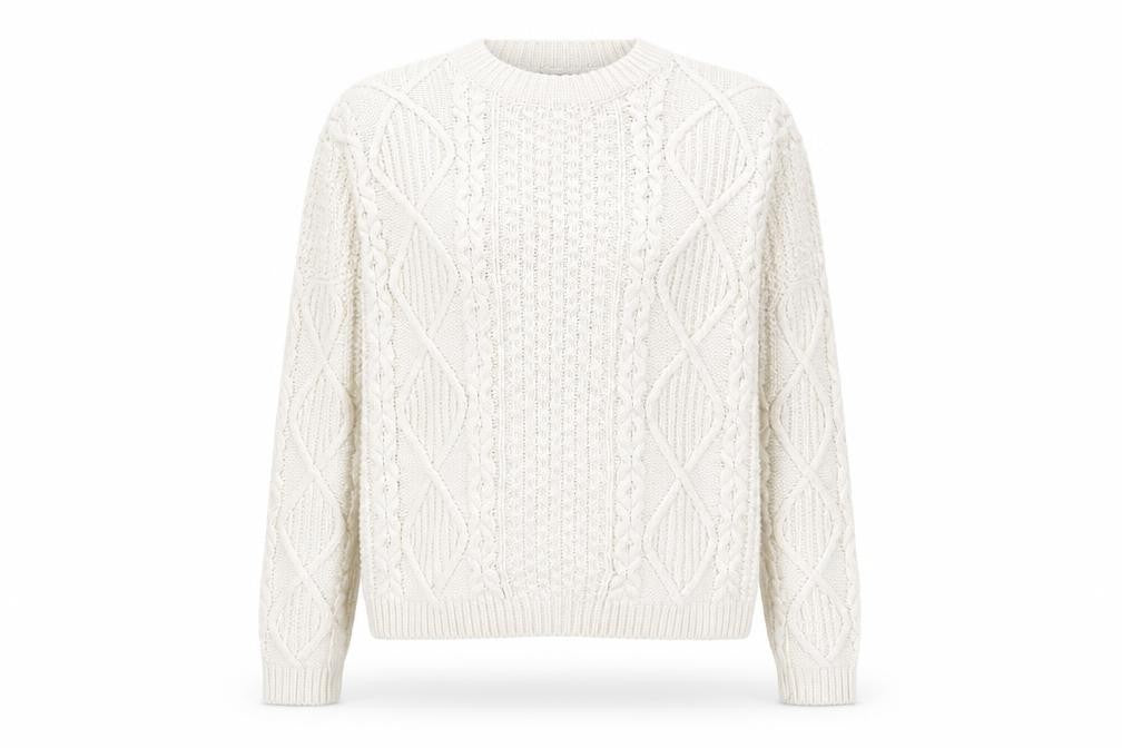 Topshop Womens Beige  Knit Pullover Jumper Size 8