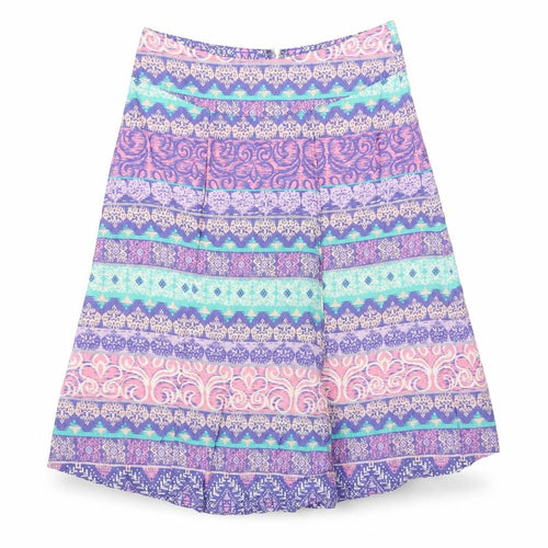 M&Co Womens Purple   A-Line Skirt Size 10