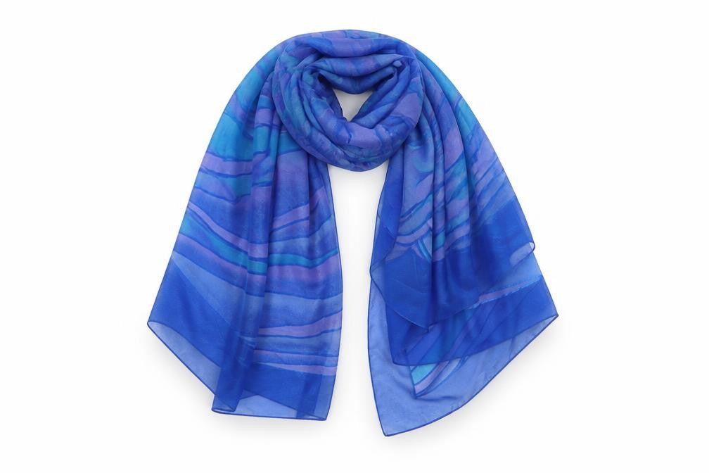 Preworn Womens Blue    Shawl/Wrap