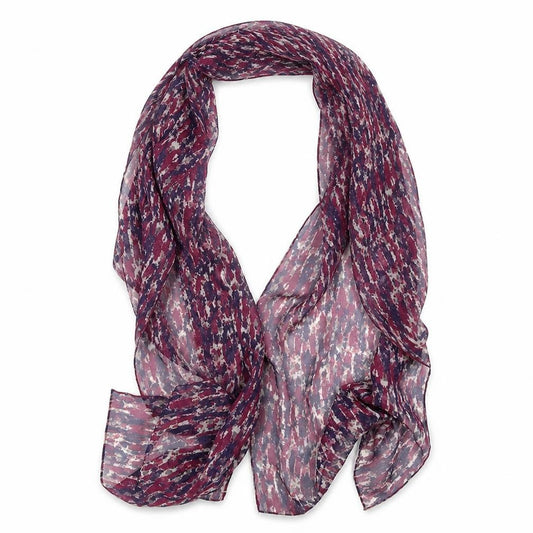 Front view of Preworn Purple Shawl/Wrap