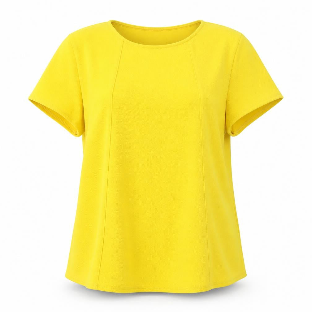 Papaya Womens Yellow   Basic Blouse Size 14