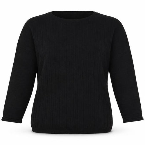 Marks and Spencer Womens Black Striped  Pullover Jumper Size L