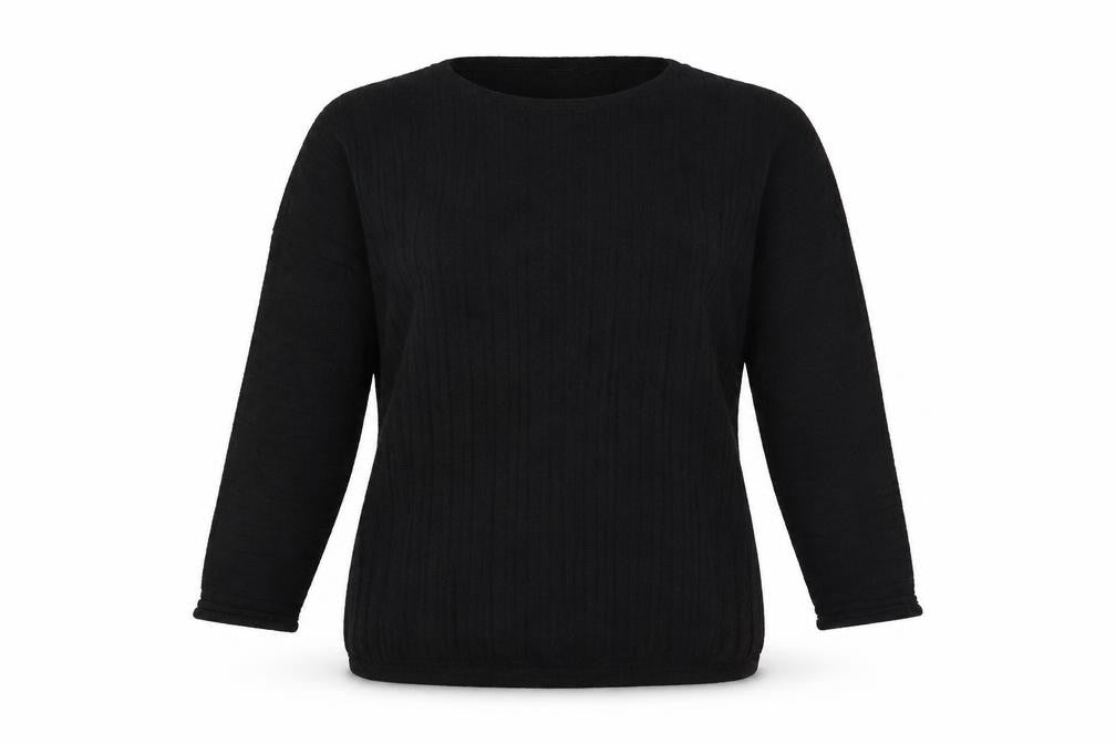 Marks and Spencer Womens Black Striped  Pullover Jumper Size L