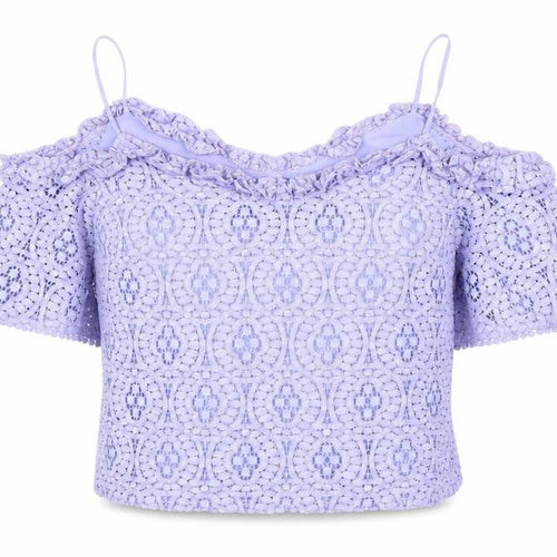 Topshop Womens Purple   Basic Blouse Size 14