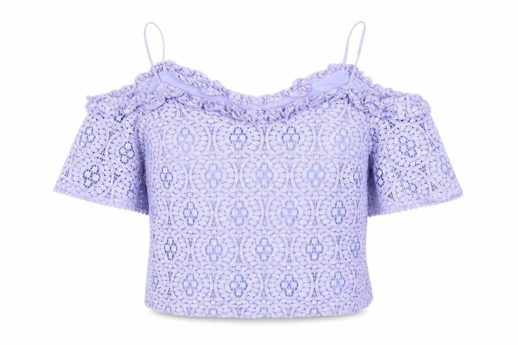 Topshop Womens Purple   Basic Blouse Size 14