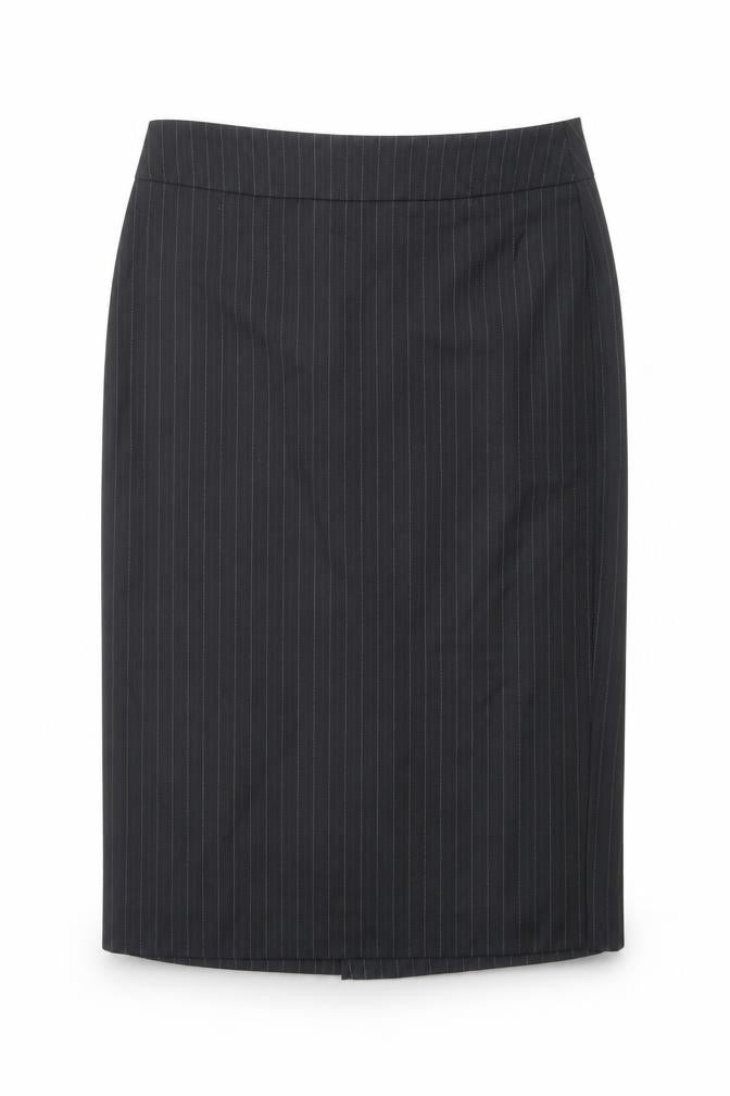 Espirit Womens Black Striped  A-Line Skirt Size 12